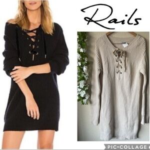 Rails Wool & Cashmere Tan Cream Nicole Sweater Dress